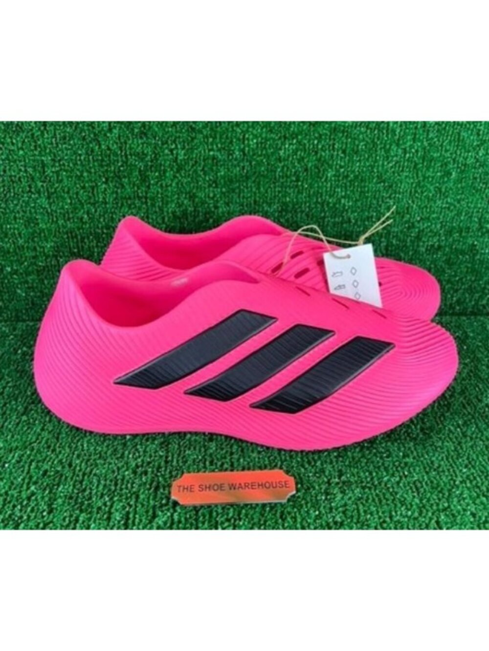 Men's adidas PureChill Runner Shoes Lucid Pink Black Beach Casual KI0065 Size 9